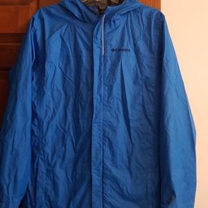 Youth XL Columbia Raincoat Royal Blue